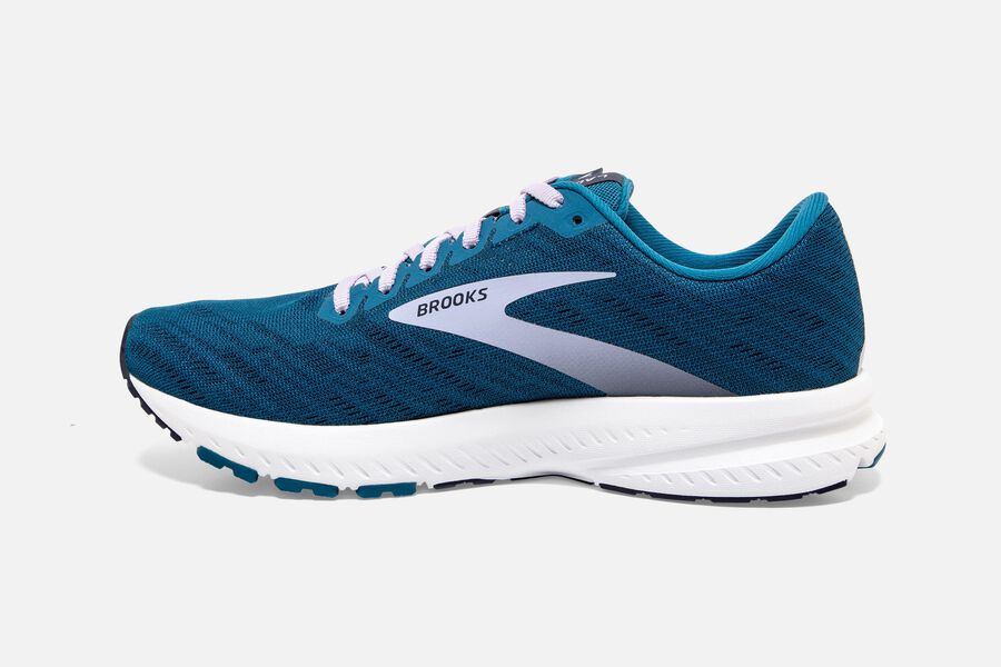 Brooks Launch 7 Road Loopschoenen Dames - Blauw/Zilver - 152769MGU